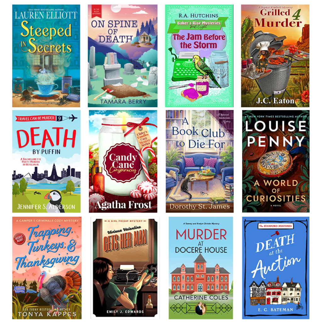 Coming soon! Cozy Mystery new releases for November 2022 * book frolic