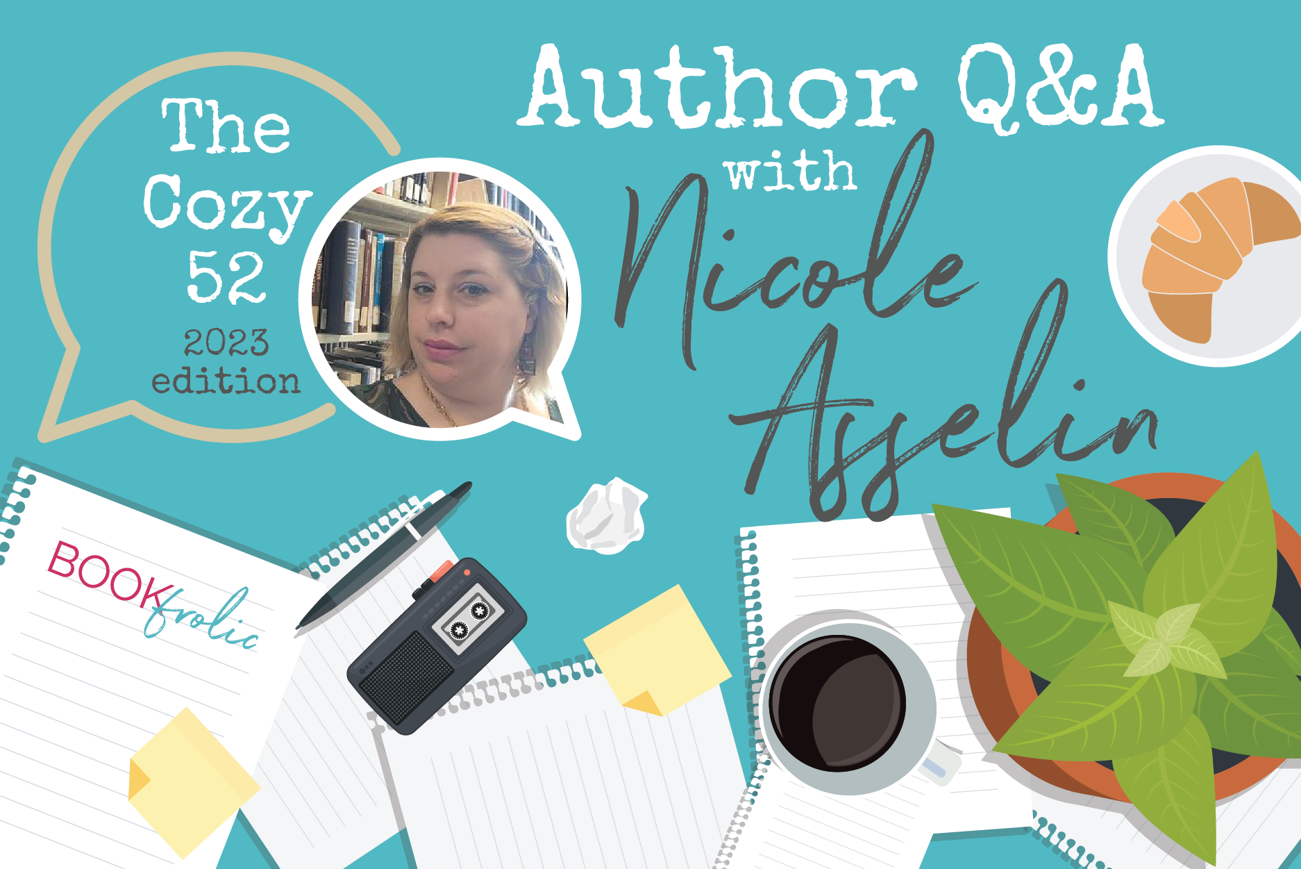 banner for interview with Nicole Asselin