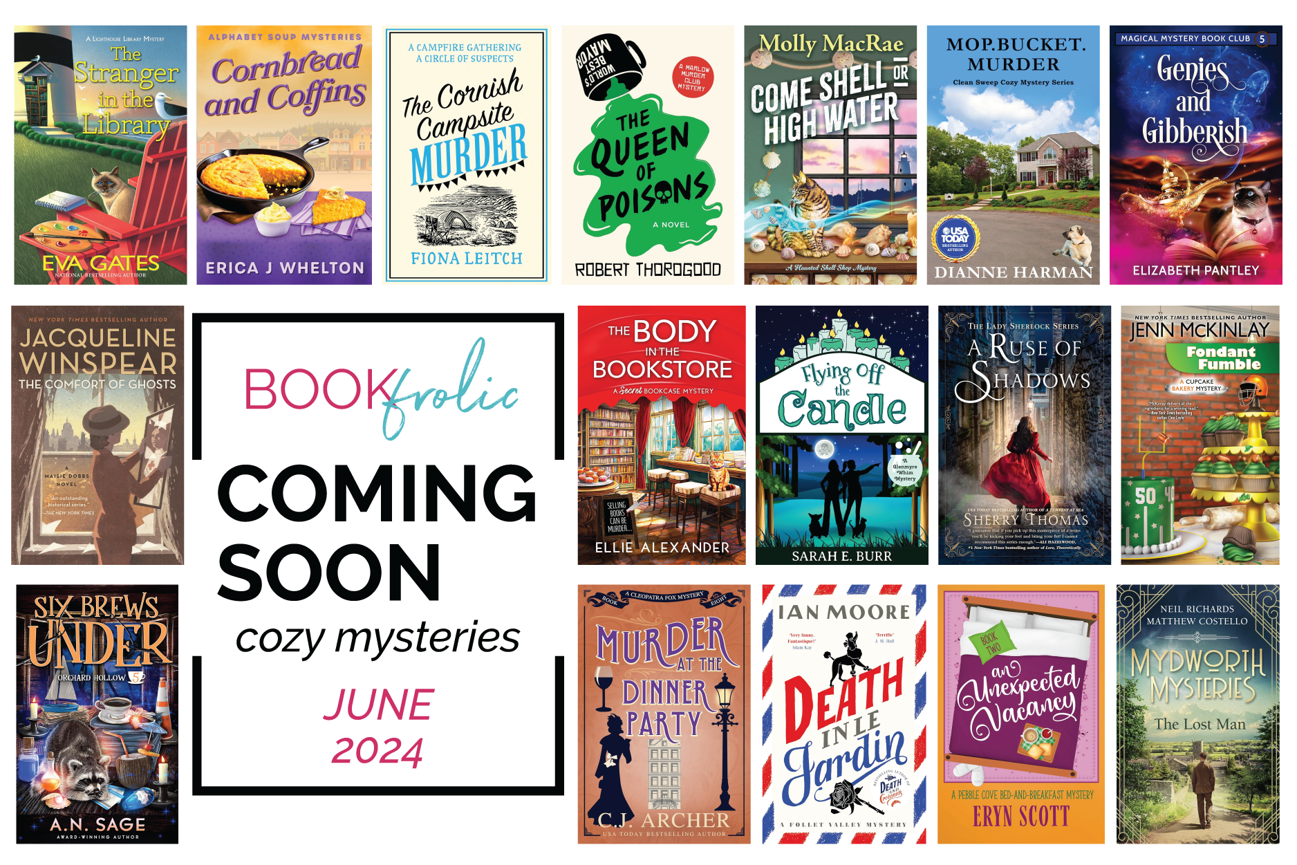 Coming Soon - Cozy Mystery releases in June 2024