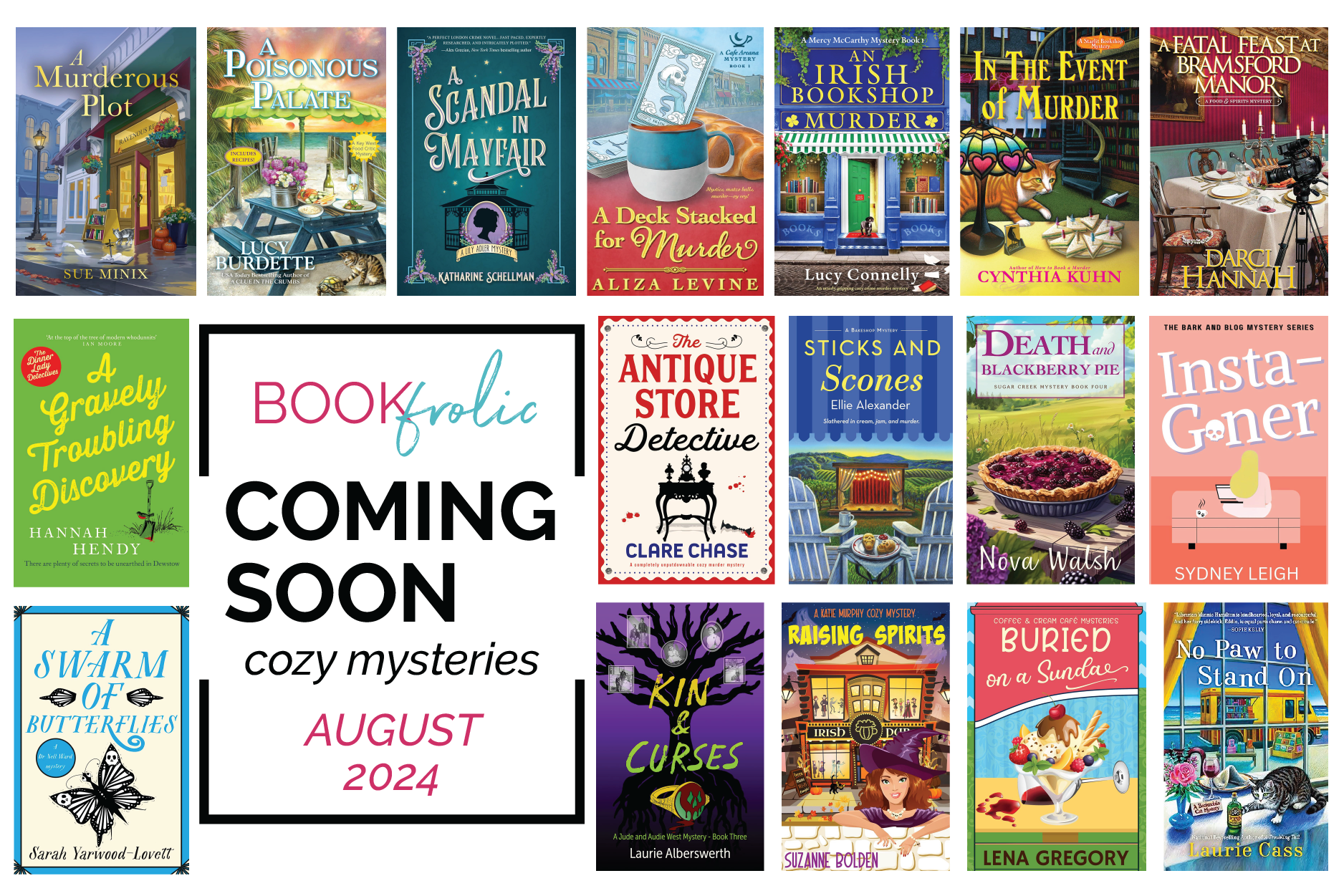 Coming Soon - Cozy Mystery releases in August 2024