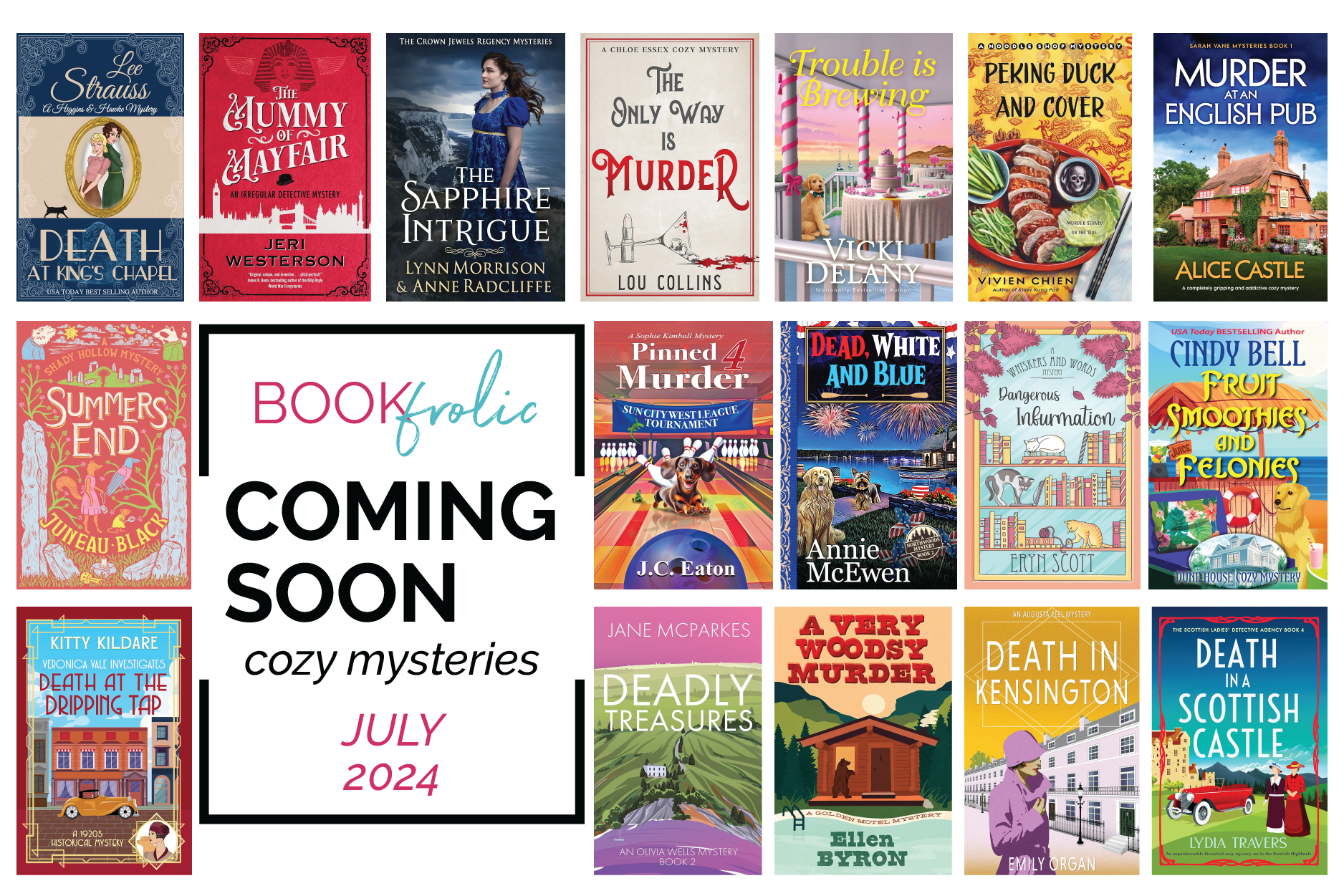 Coming Soon - Cozy Mystery releases in July 2024