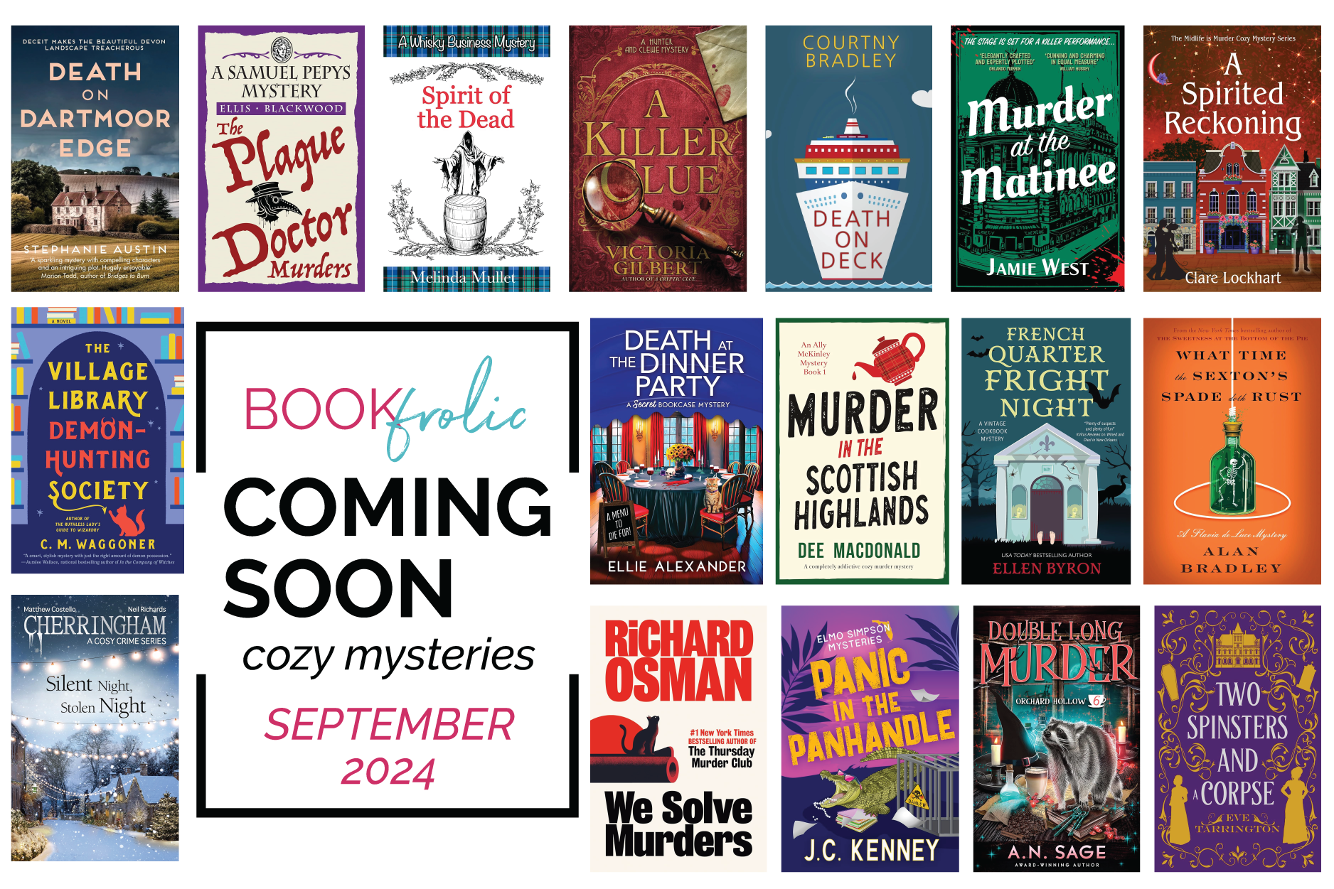 Coming Soon - Cozy Mystery releases in September 2024