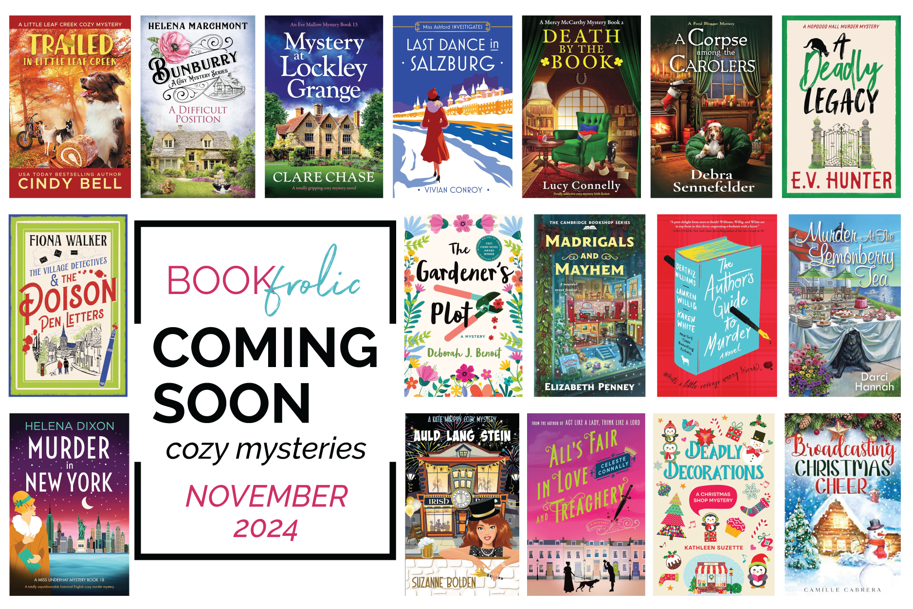 Coming Soon - Cozy Mystery releases in November 2024