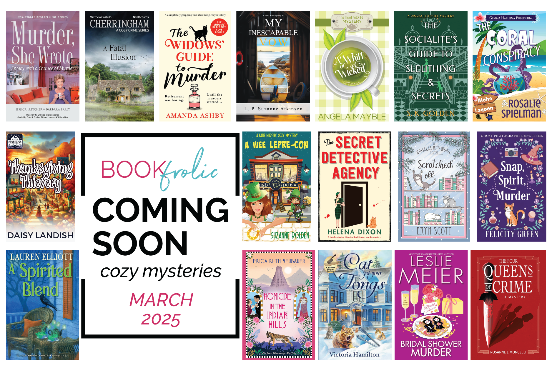 Coming Soon - Cozy Mystery releases in March 2025